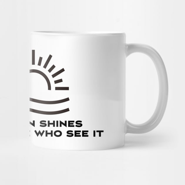 The sun shines for those who see it motivation quote by star trek fanart and more